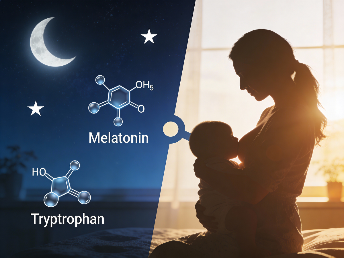 Nocne karmienie piersią a skład mleka i rytm dobowy